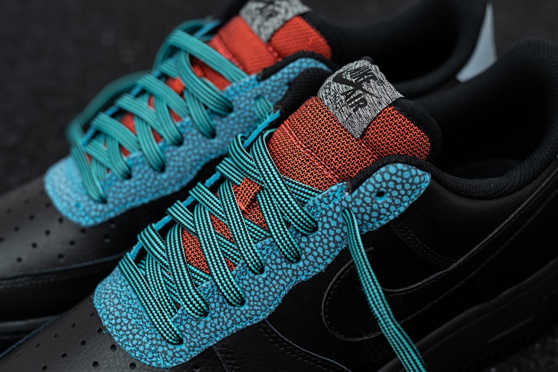 nike air force 1 07 lv8 black obsidian mist