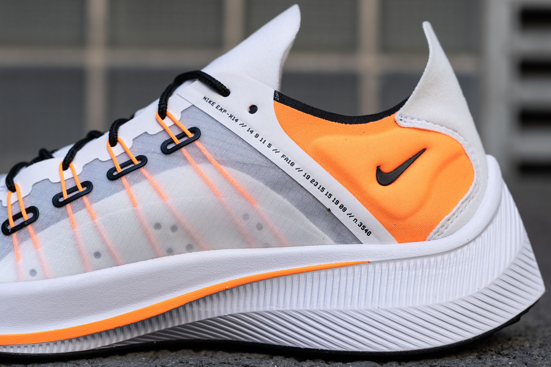 nike exp x14 black orange