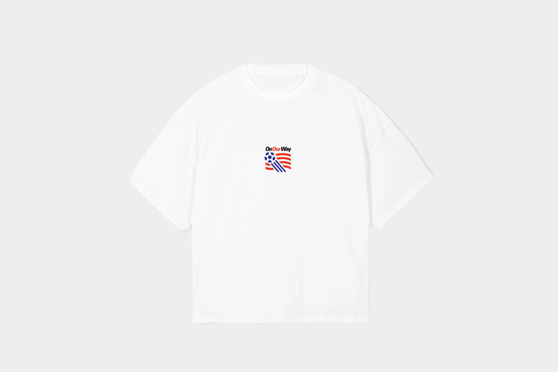 SKILLS x VULKAN ON OUR WAY CROPPED BOXY T-SHIRT