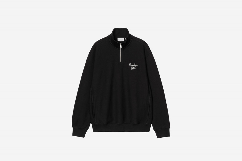 CARHARTT WIP LONGHAND HALF ZIP SWEAT