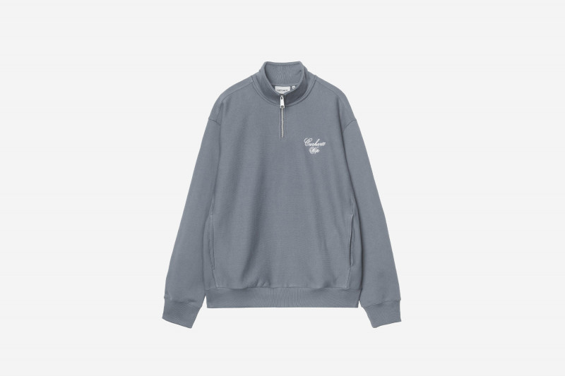 CARHARTT WIP LONGHAND HALF ZIP SWEAT